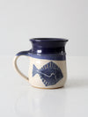 vintage Jeanne Stolberg studio pottery mug