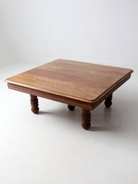 antique oak coffee table