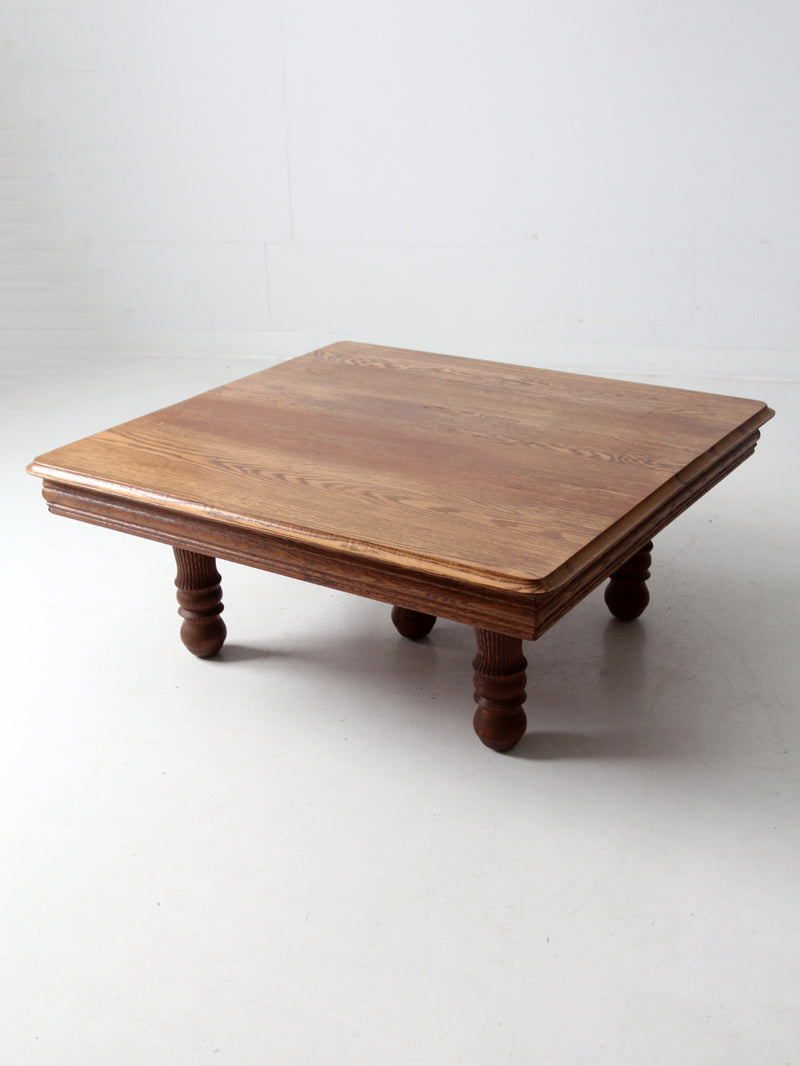 antique oak coffee table