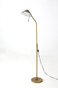 mid century brass floor lamp