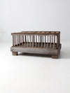 vintage rustic wooden coffee table farm crate