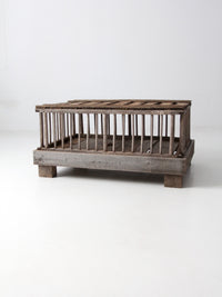 vintage rustic wooden coffee table farm crate