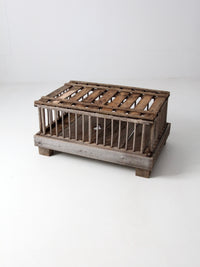 vintage rustic wooden coffee table farm crate