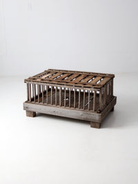 vintage rustic wooden coffee table farm crate
