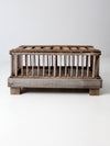 vintage rustic wooden coffee table farm crate