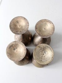 mid-century Leonard silver-plate goblets, set of 4
