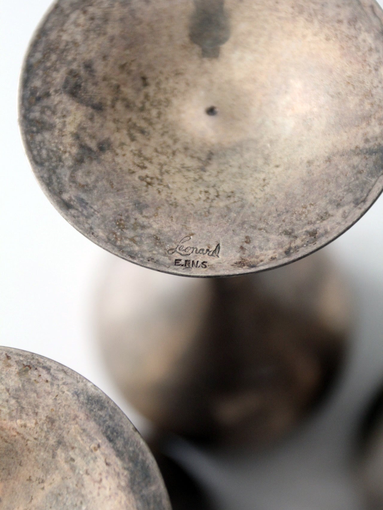 mid-century Leonard silver-plate goblets, set of 4