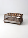 vintage rustic wooden coffee table farm crate