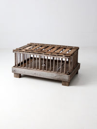 vintage rustic wooden coffee table farm crate
