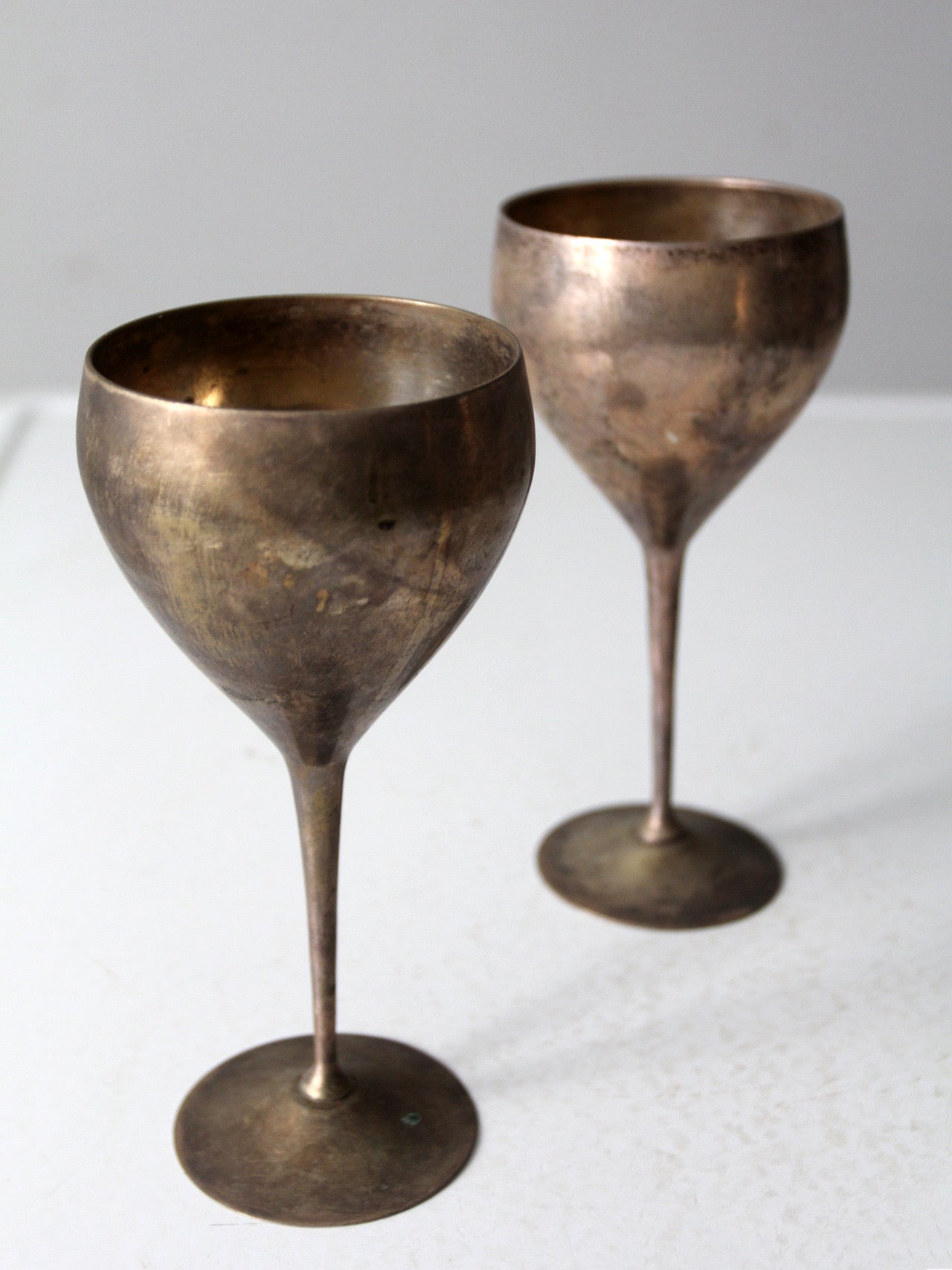 mid-century Leonard silver-plate goblets, set of 4