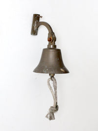 mid-century brass ship bell
