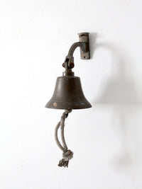 mid-century brass ship bell