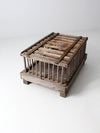 vintage rustic wooden coffee table farm crate