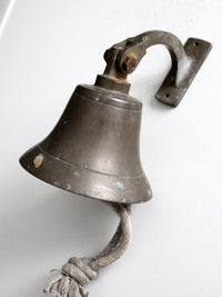 mid-century brass ship bell
