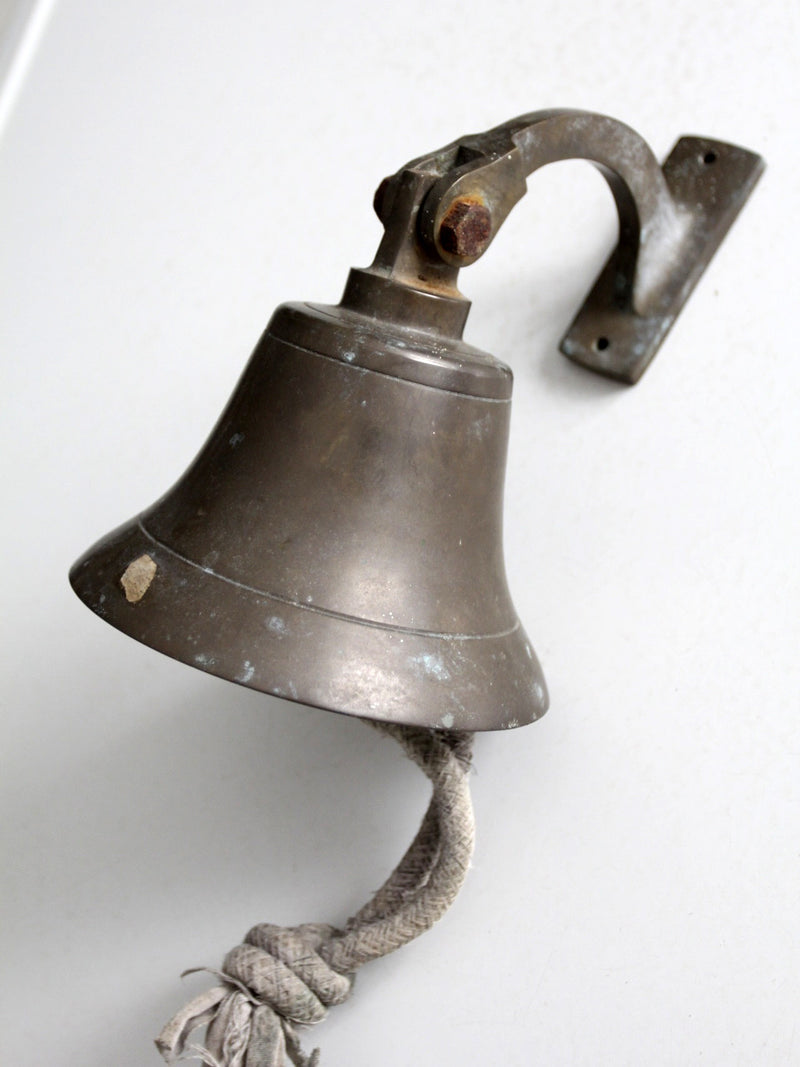 mid-century brass ship bell