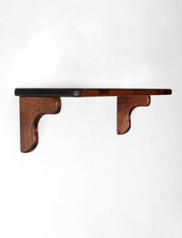 vintage lodge style wall shelf
