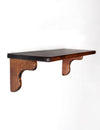 vintage lodge style wall shelf