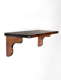 vintage lodge style wall shelf