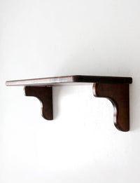 vintage lodge style wall shelf