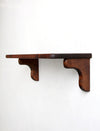vintage lodge style wall shelf