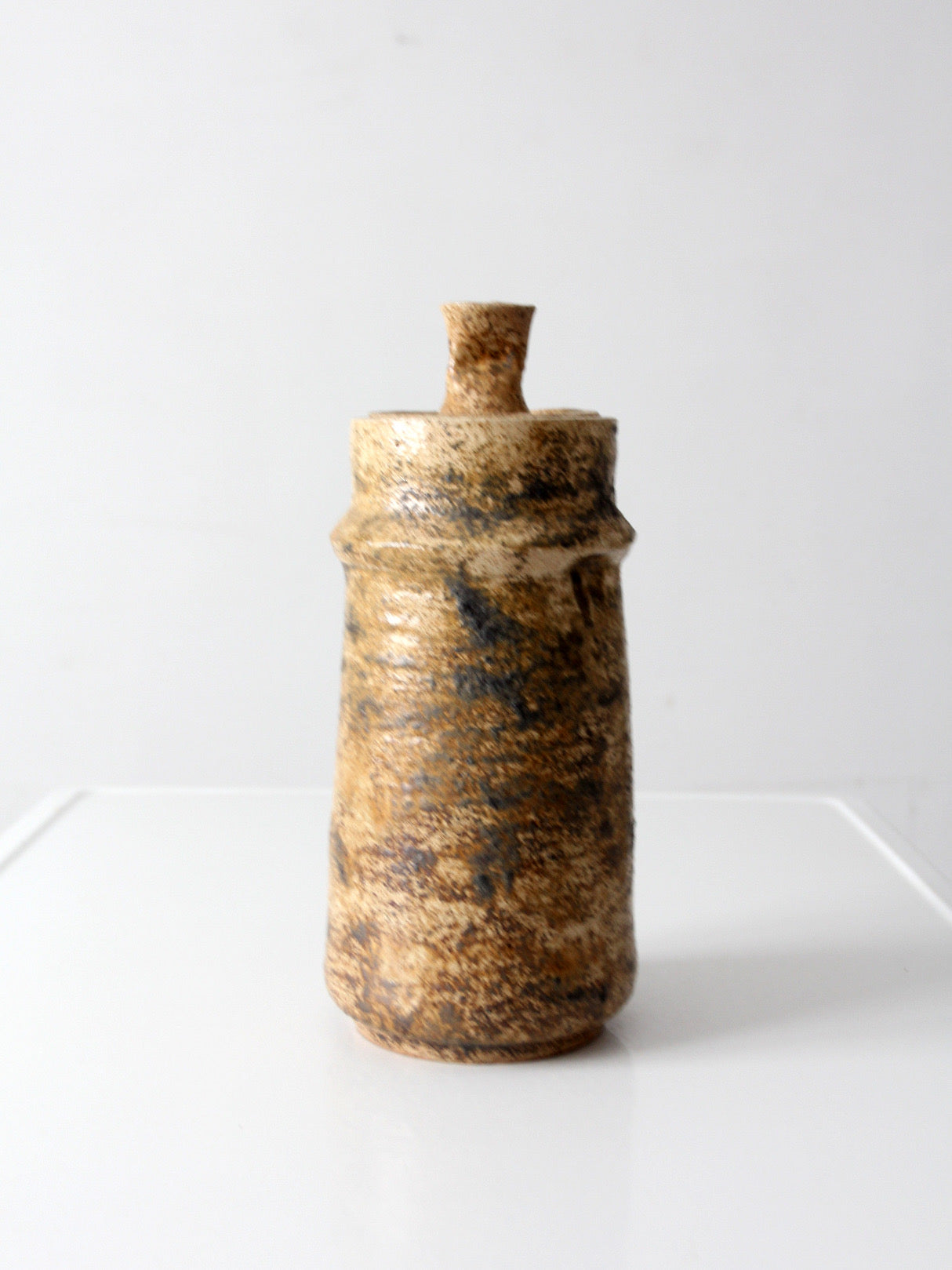 vintage 1970s handmade studio pottery jar