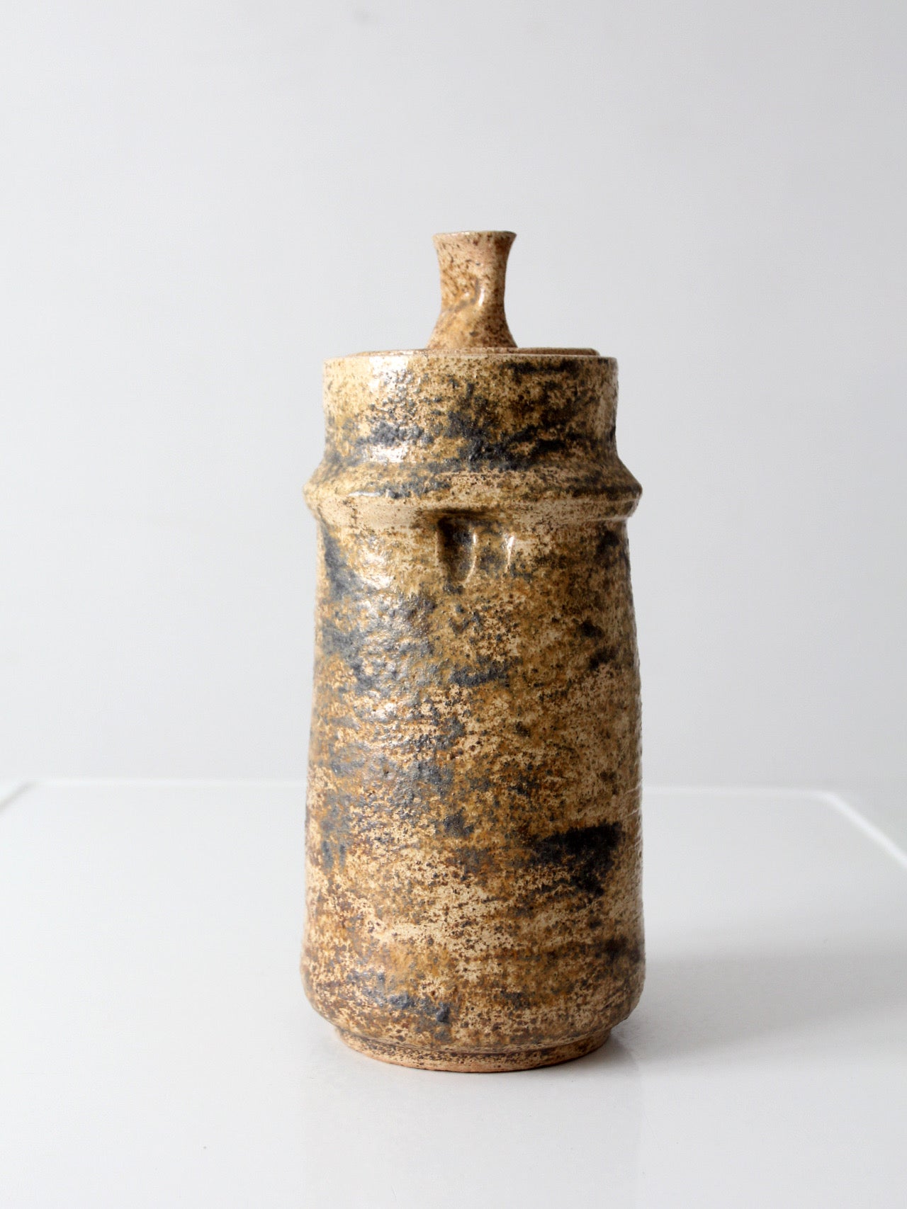 vintage 1970s handmade studio pottery jar
