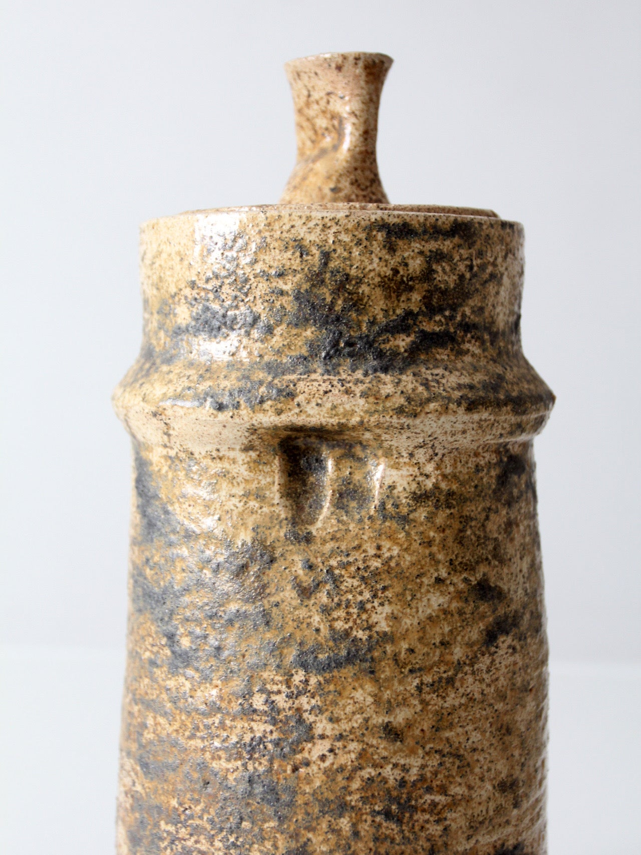 vintage 1970s handmade studio pottery jar