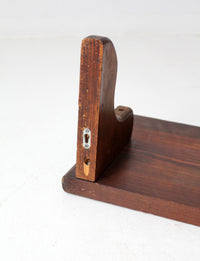 vintage lodge style wall shelf