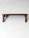 vintage lodge style wall shelf
