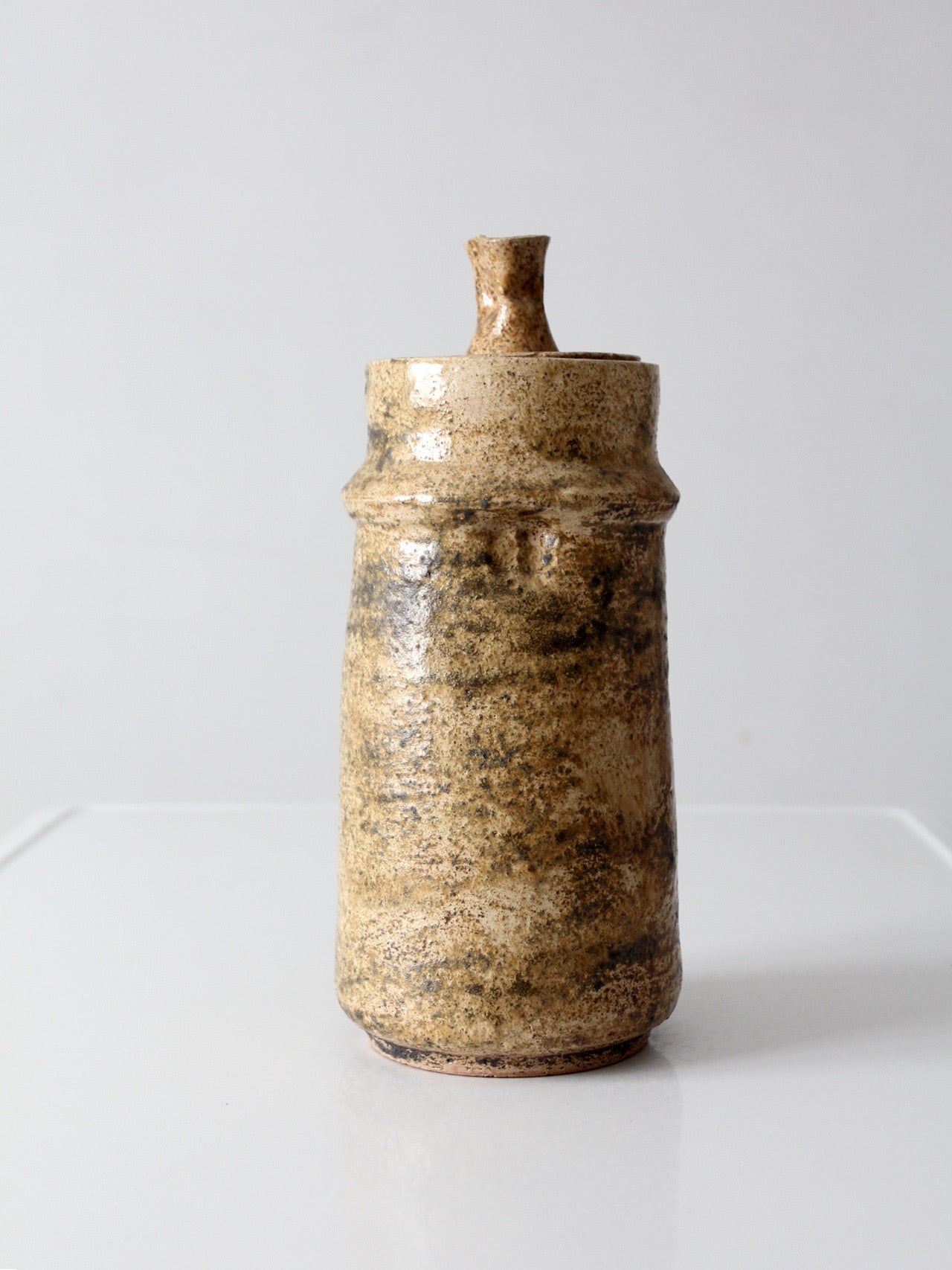 vintage 1970s handmade studio pottery jar