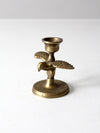 vintage brass eagle candlestick holder