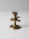 vintage brass eagle candlestick holder
