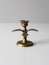 vintage brass eagle candlestick holder