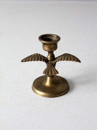 vintage brass eagle candlestick holder