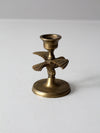 vintage brass eagle candlestick holder