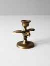 vintage brass eagle candlestick holder