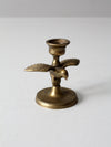 vintage brass eagle candlestick holder