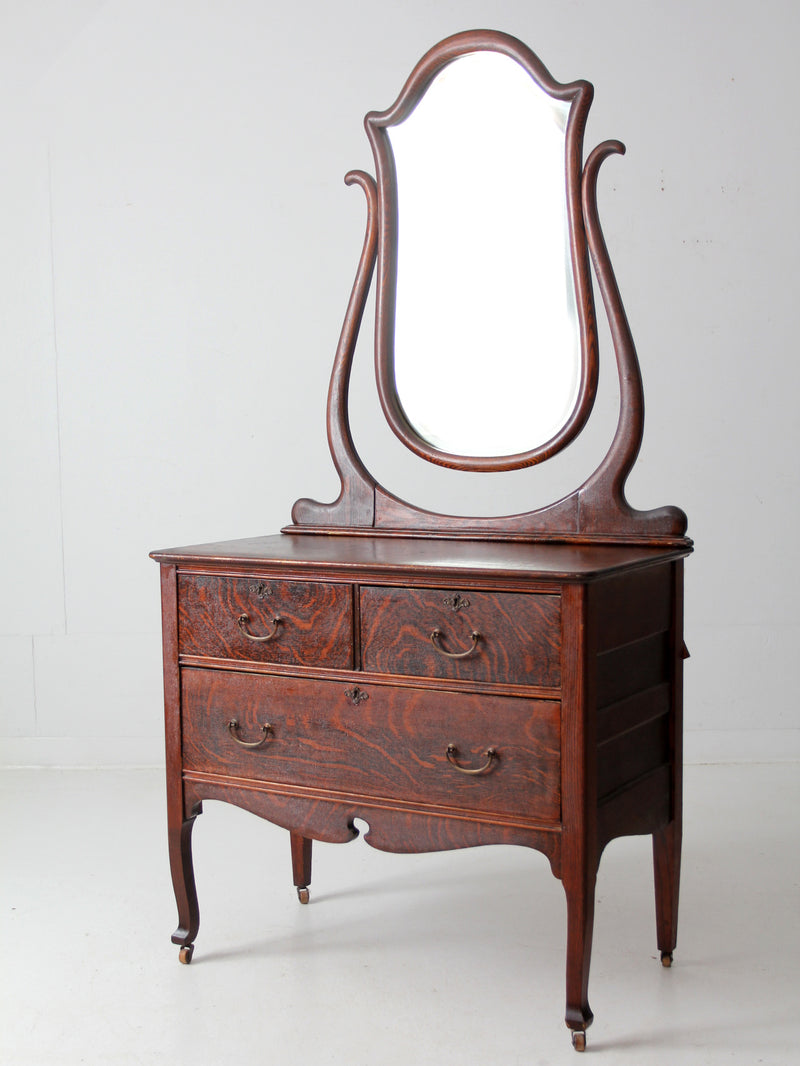 antique Victorian dresser with mirror 86 Vintage antique Victorian dresser with mirror 86 Vintage