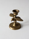 vintage brass eagle candlestick holder
