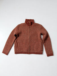 vintage 1970s Pendleton wool zip cardigan