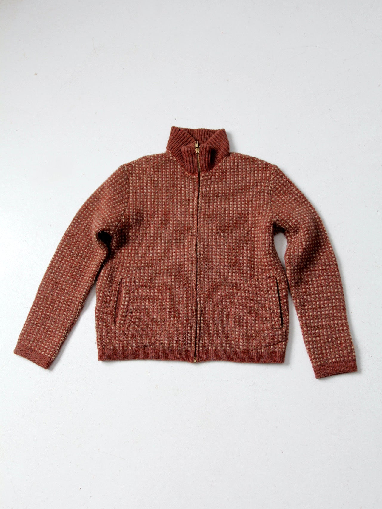vintage 1970s Pendleton wool zip cardigan