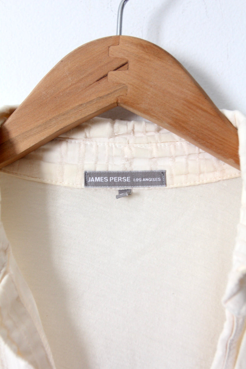 vintage James Perse cream shirt