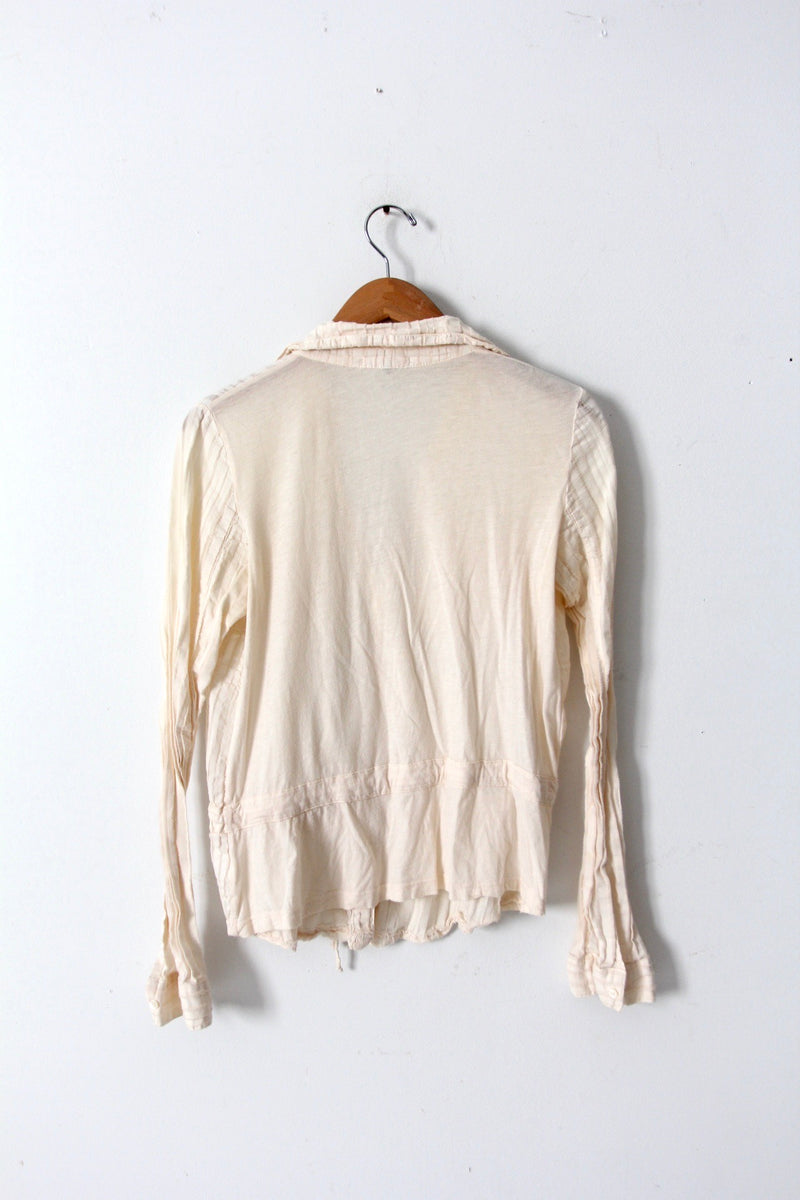 vintage James Perse cream shirt