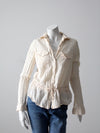 vintage James Perse cream shirt