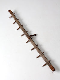 antique spike tooth harrow