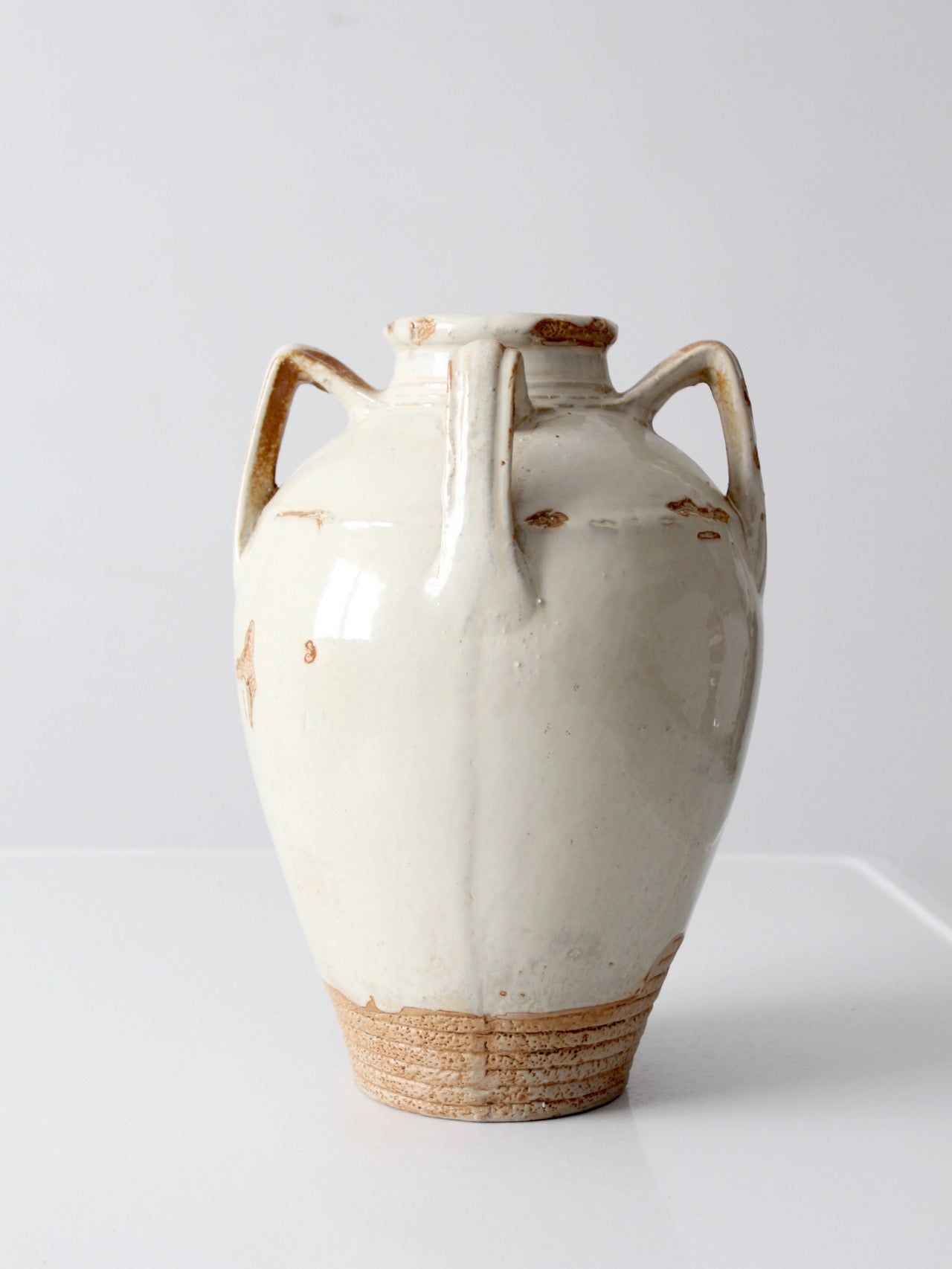 vintage handmade amphora studio pottery vase