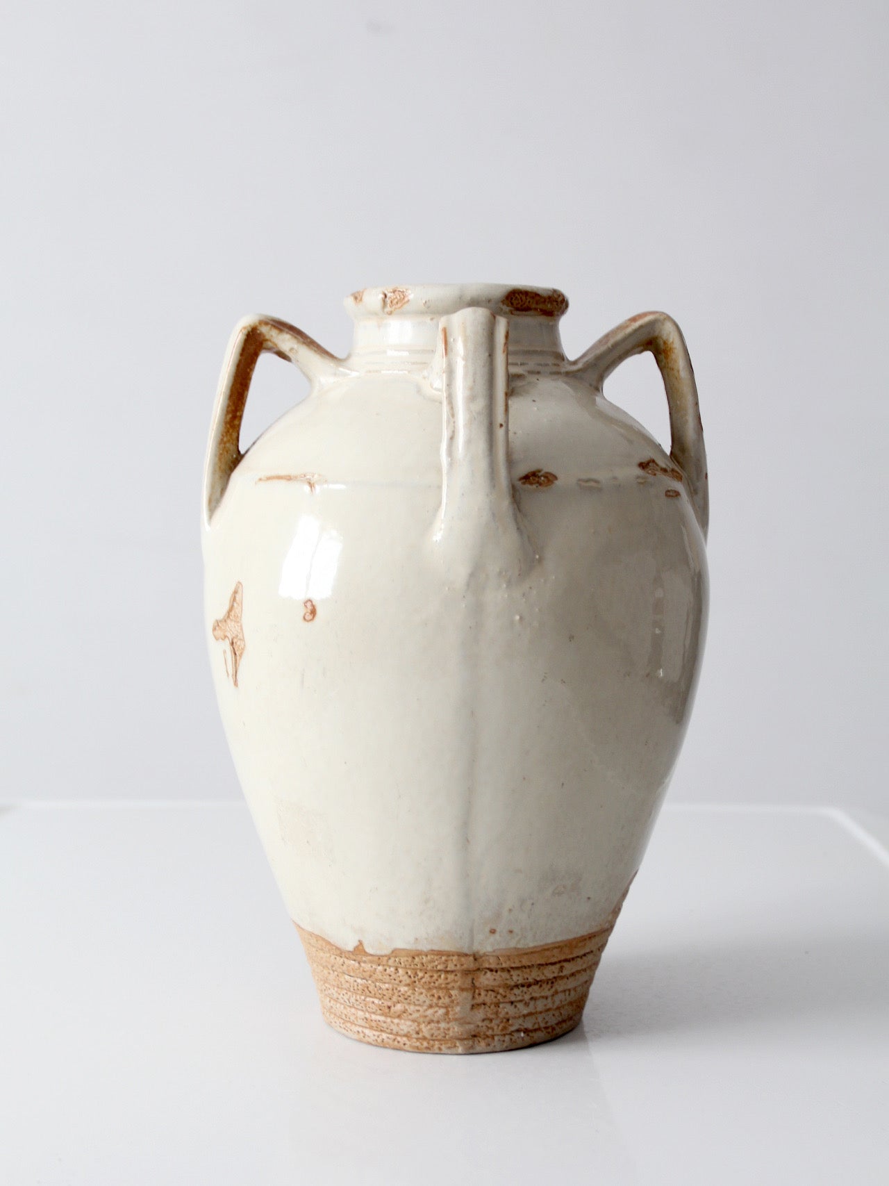 vintage handmade amphora studio pottery vase