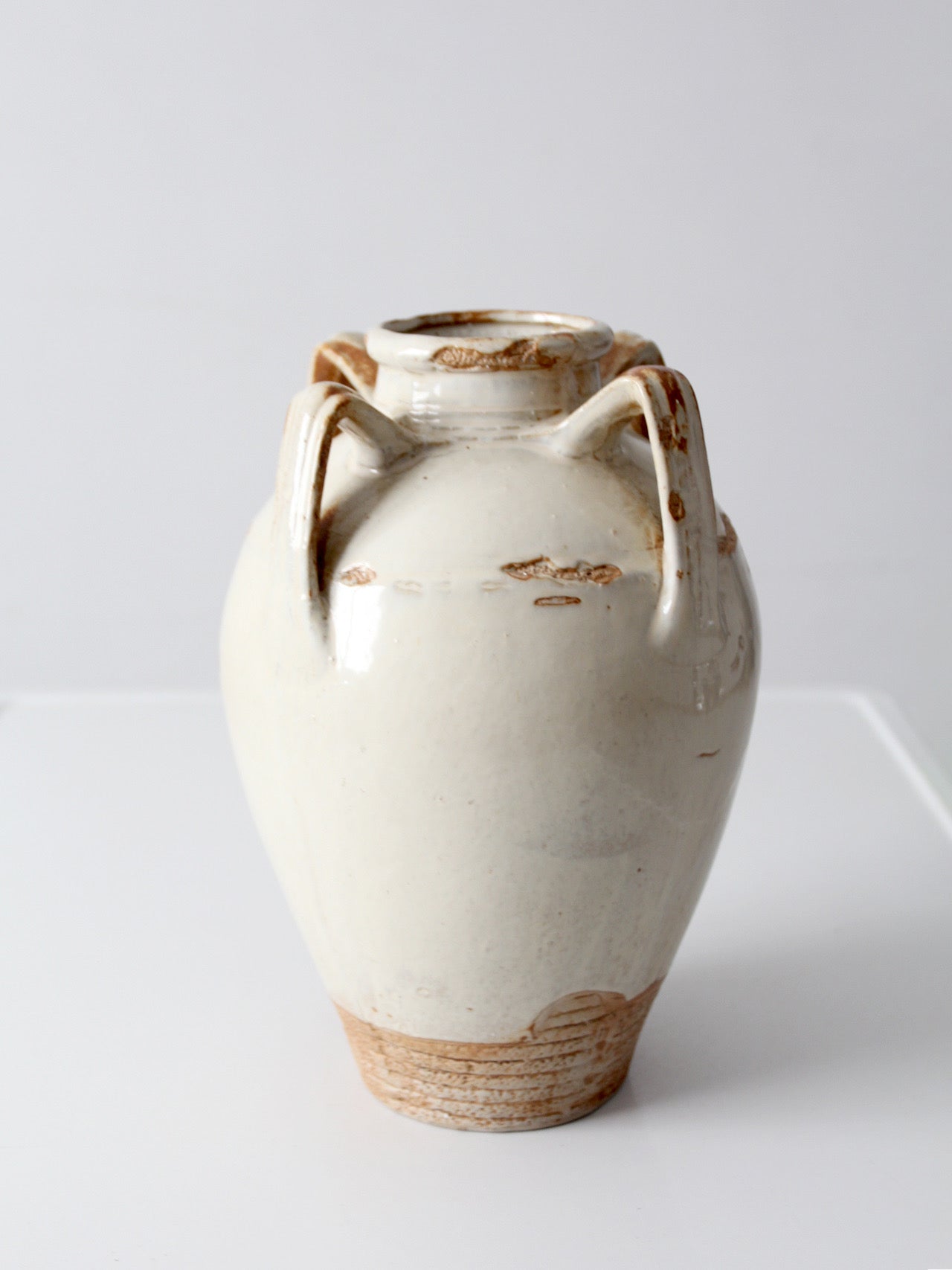 vintage handmade amphora studio pottery vase