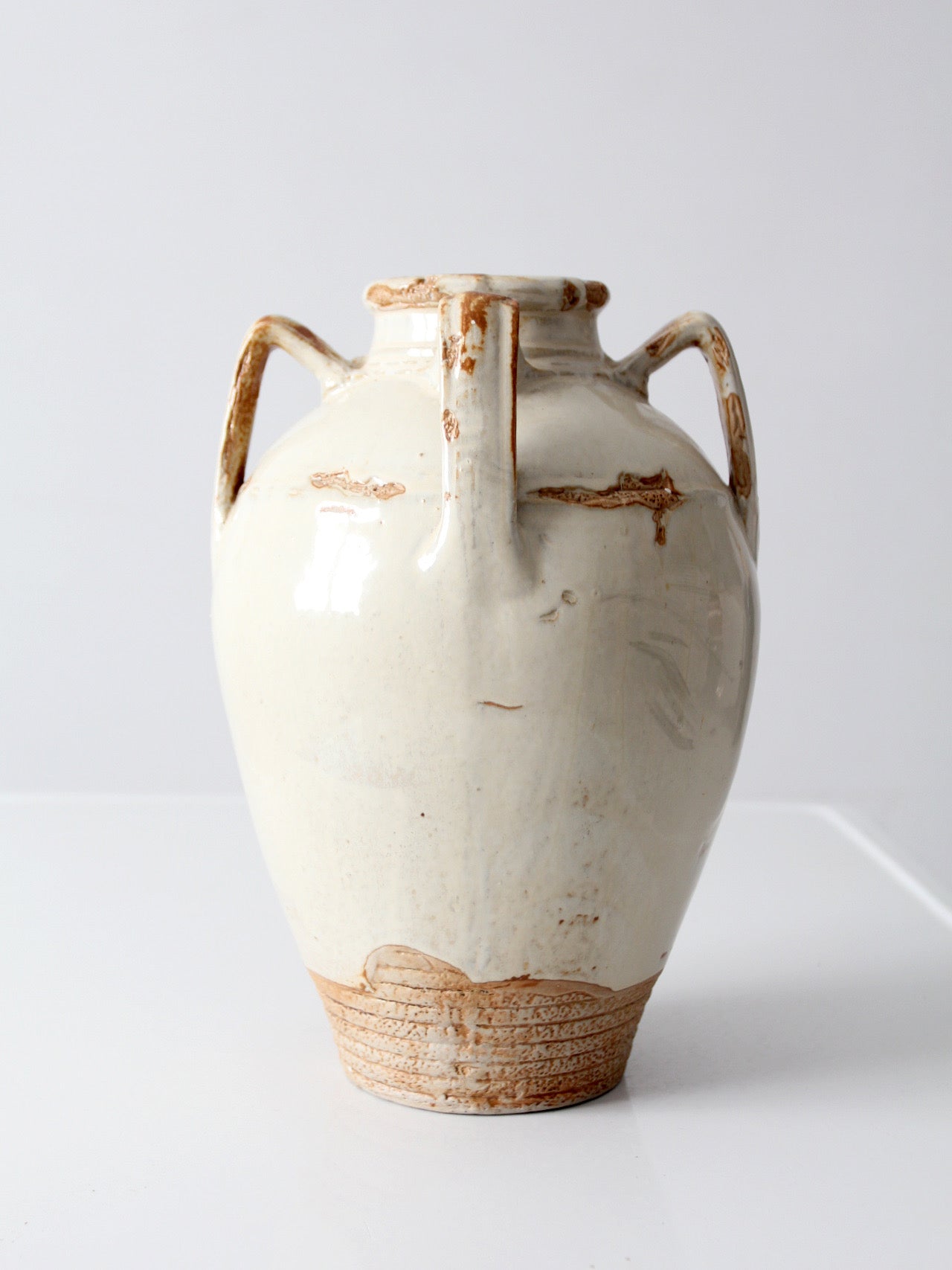 vintage handmade amphora studio pottery vase