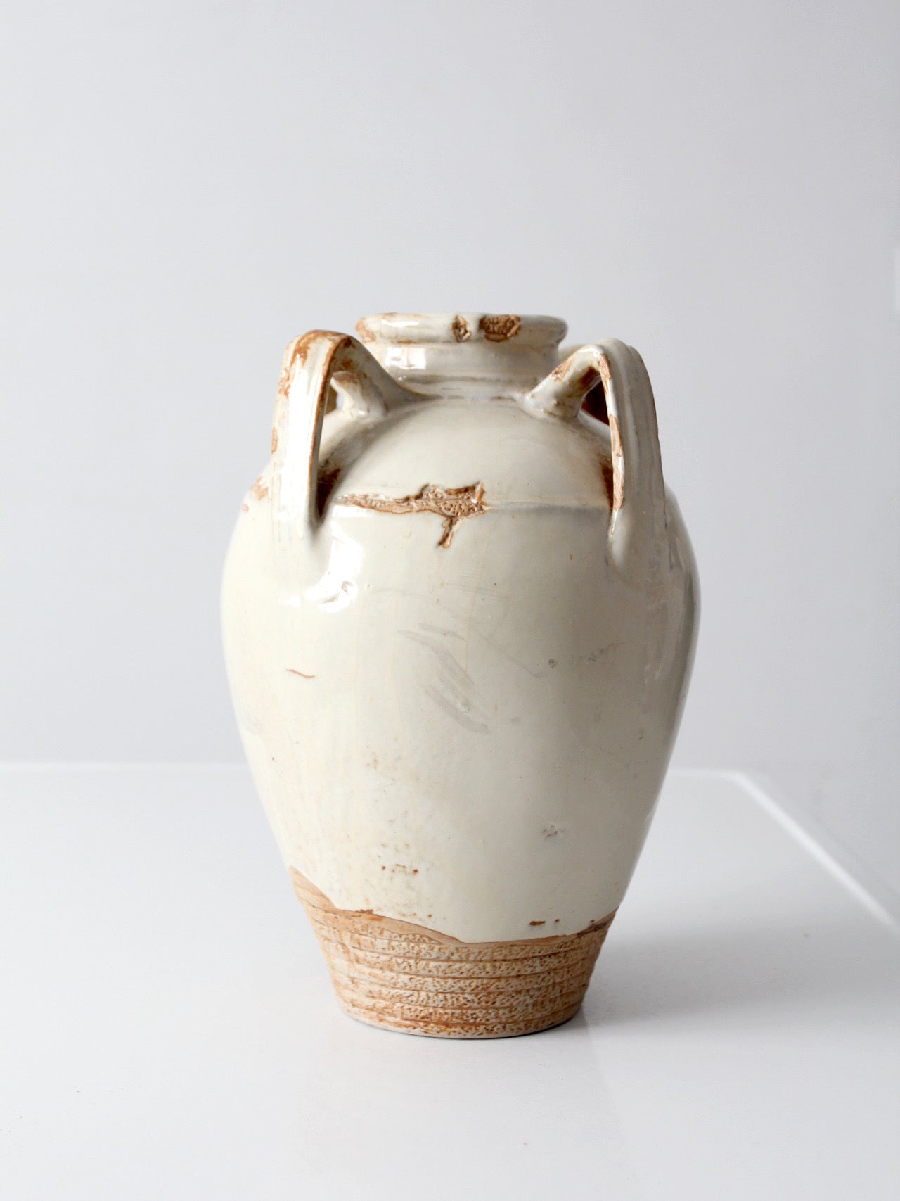 vintage handmade amphora studio pottery vase